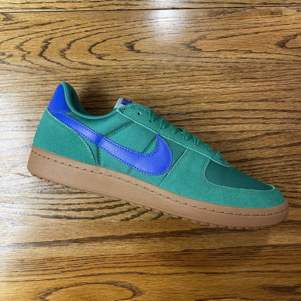Nike Field General Sneaker Casual Shoes Green Blue Gum Men's Size 9.5 10 11 12